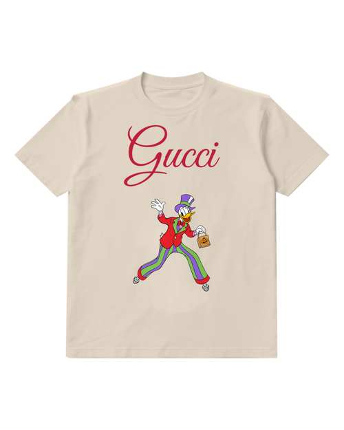 Ivory Donald Duck Halloween Trick Or Treat Graphic T-Shirt - front product view
