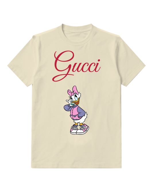 Ivory Purple Outfit Duck Graphic T-Shirt - front product view