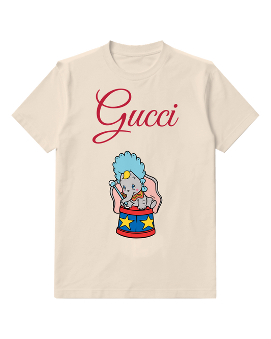 Ivory Elephant Star Drum Graphic T-Shirt - front product view