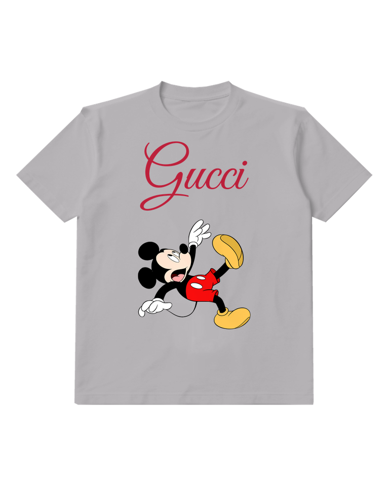 Gray Mouse Graphic T-Shirt - front product view