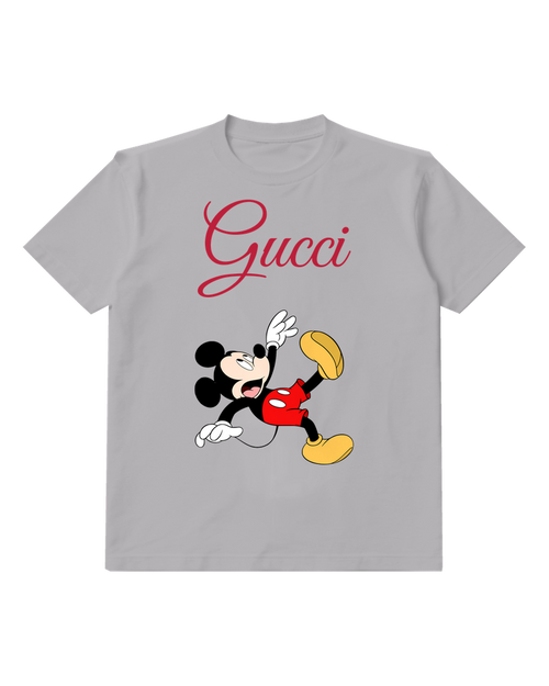 Gray Mouse Graphic T-Shirt - front product view
