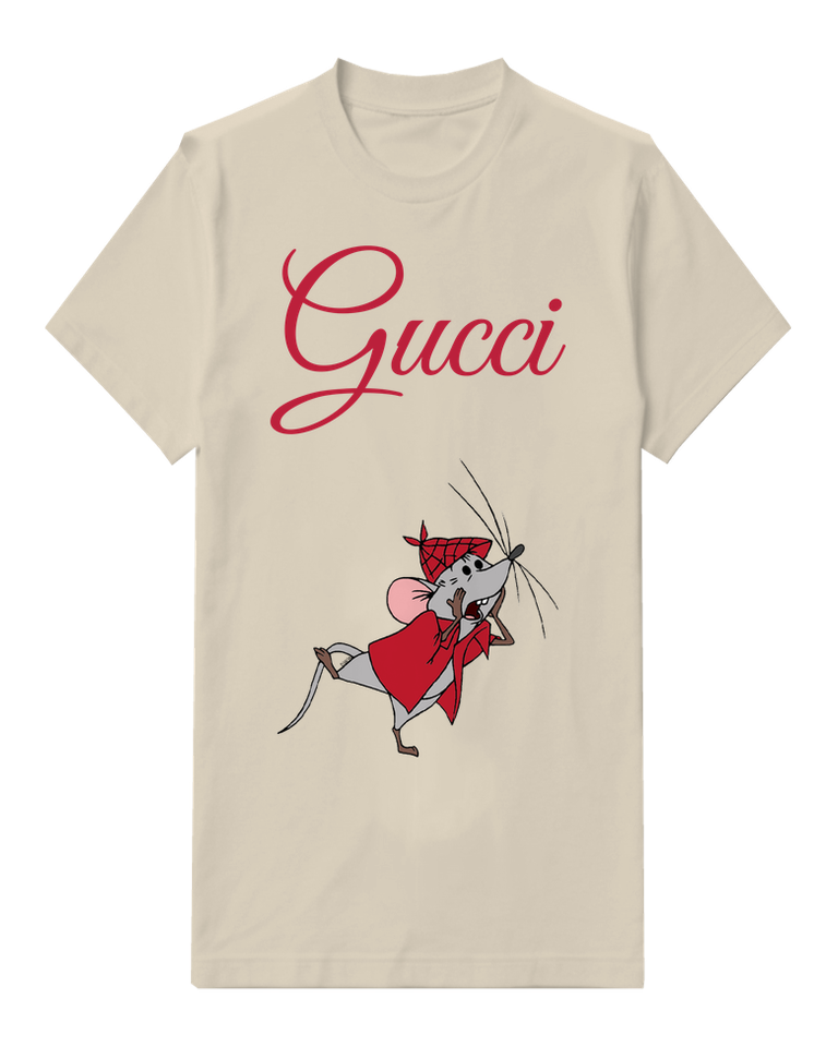 Ivory Mouse In Red Outfit Running Graphic T-Shirt - front product view