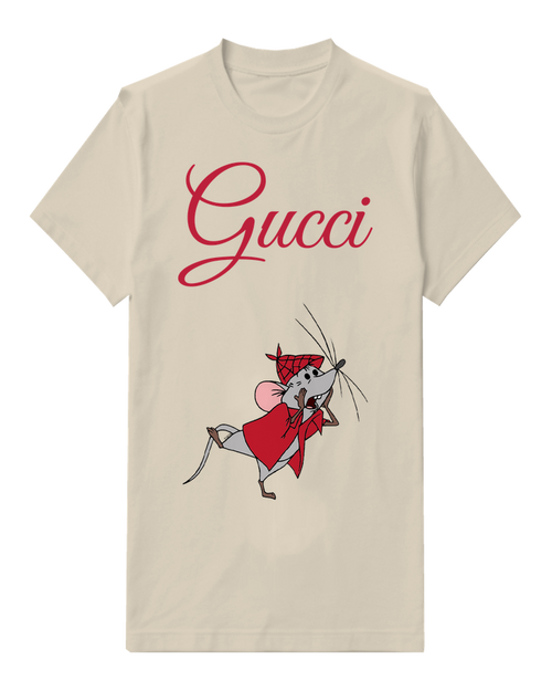 Ivory Mouse In Red Outfit Running Graphic T-Shirt - front product view