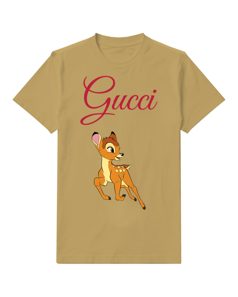 Tan Fawn Lifted Foreleg Graphic T-Shirt - front product view