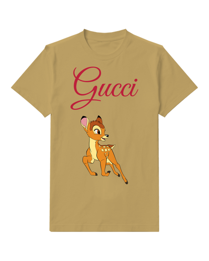 Tan Fawn Lifted Foreleg Graphic T-Shirt - front product view