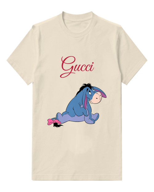 Ivory Eeyore Sitting Dejectedly Graphic T-Shirt - front product view