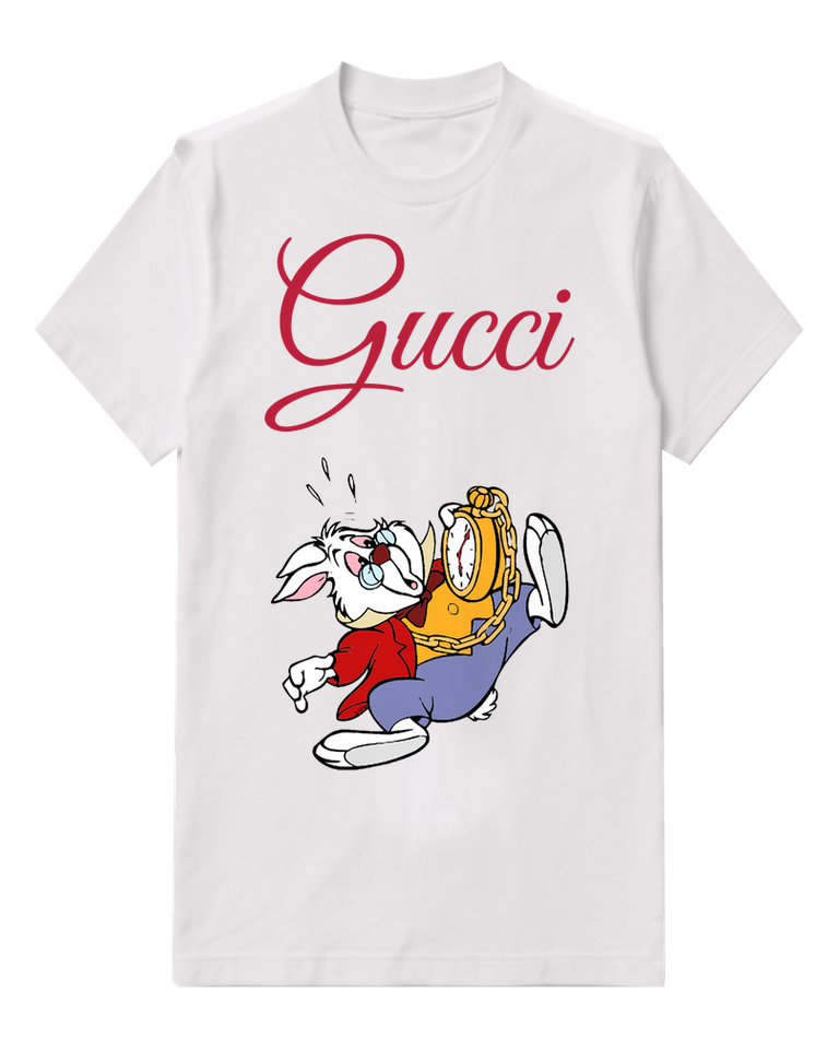 White Rabbit And Orange Companion Graphic T-Shirt - front product view