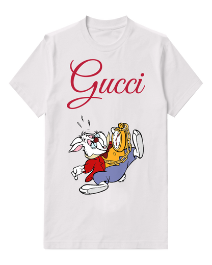 White Rabbit And Orange Companion Graphic T-Shirt - front product view