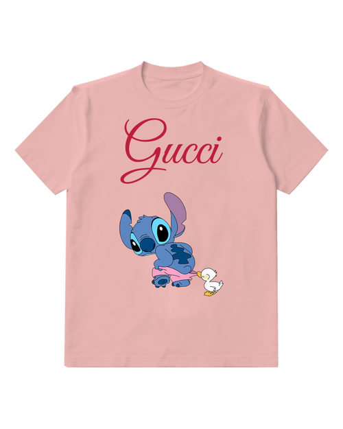 Blush Pink Bunny Graphic T-Shirt - front product view