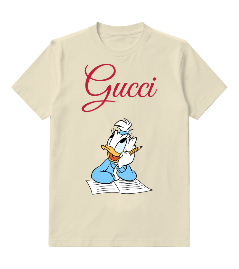 Ivory Open Book Duck Graphic T-Shirt - front product view