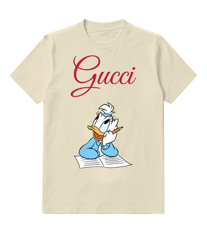 Ivory Open Book Duck Graphic T-Shirt - front product view