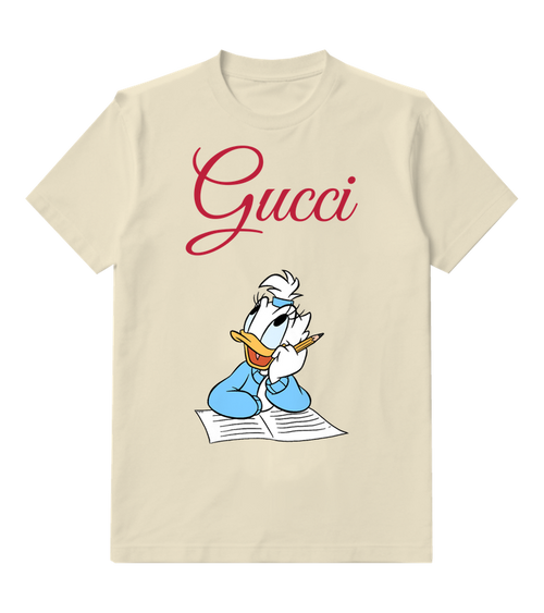 Ivory Open Book Duck Graphic T-Shirt - front product view