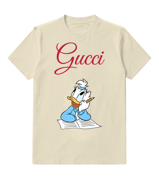 Ivory Open Book Duck Graphic T-Shirt - front product view