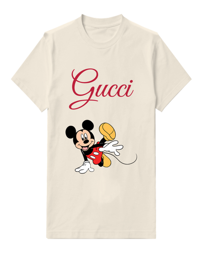 Ivory Open Arms Mouse Graphic T-Shirt - front product view