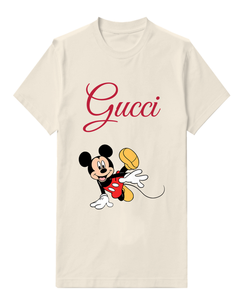 Ivory Open Arms Mouse Graphic T-Shirt - front product view
