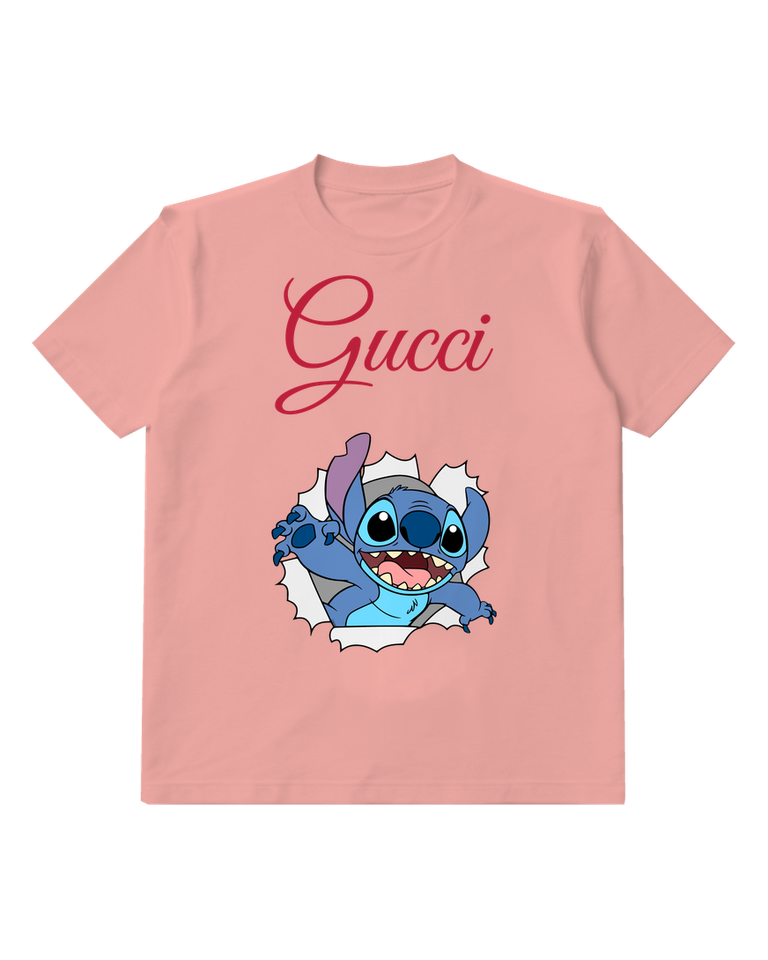 Blush Pink Creature Graphic T-Shirt - front product view