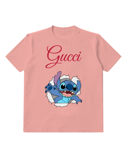 Blush Pink Creature Graphic T-Shirt - front product view