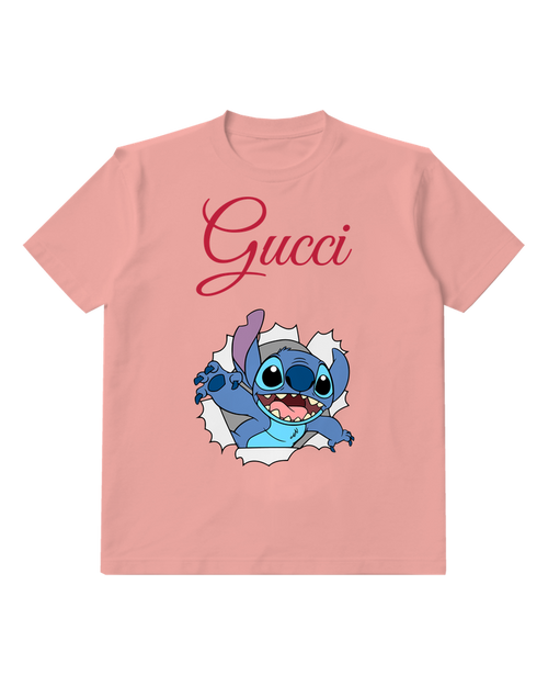 Blush Pink Creature Graphic T-Shirt - front product view