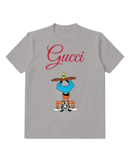 Gray Dog Blue Shirt Wide Stance Graphic T-Shirt - front product view