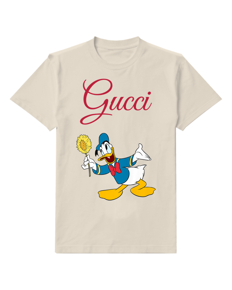 Ivory Sailor Duck Gold Coin Graphic T-Shirt - front product view