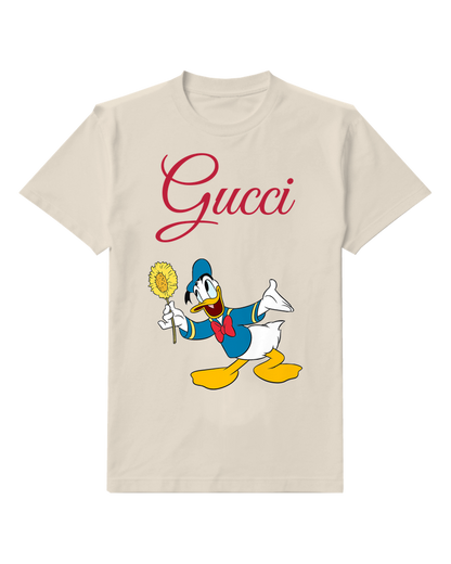 Ivory Sailor Duck Gold Coin Graphic T-Shirt - front product view