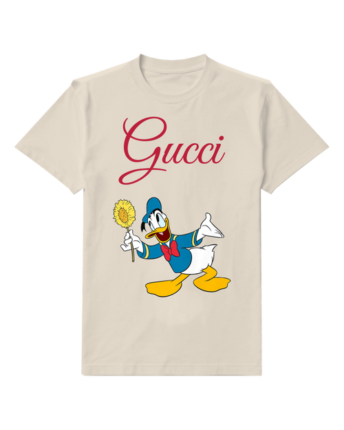 Ivory Sailor Duck Gold Coin Graphic T-Shirt - front product view